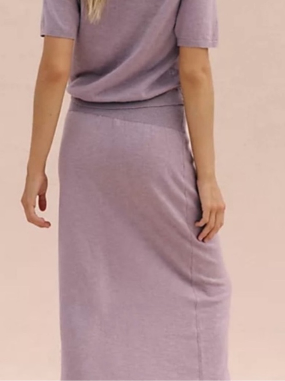 Free People Lilac Knit Skirt Set - Picture 4 of 6